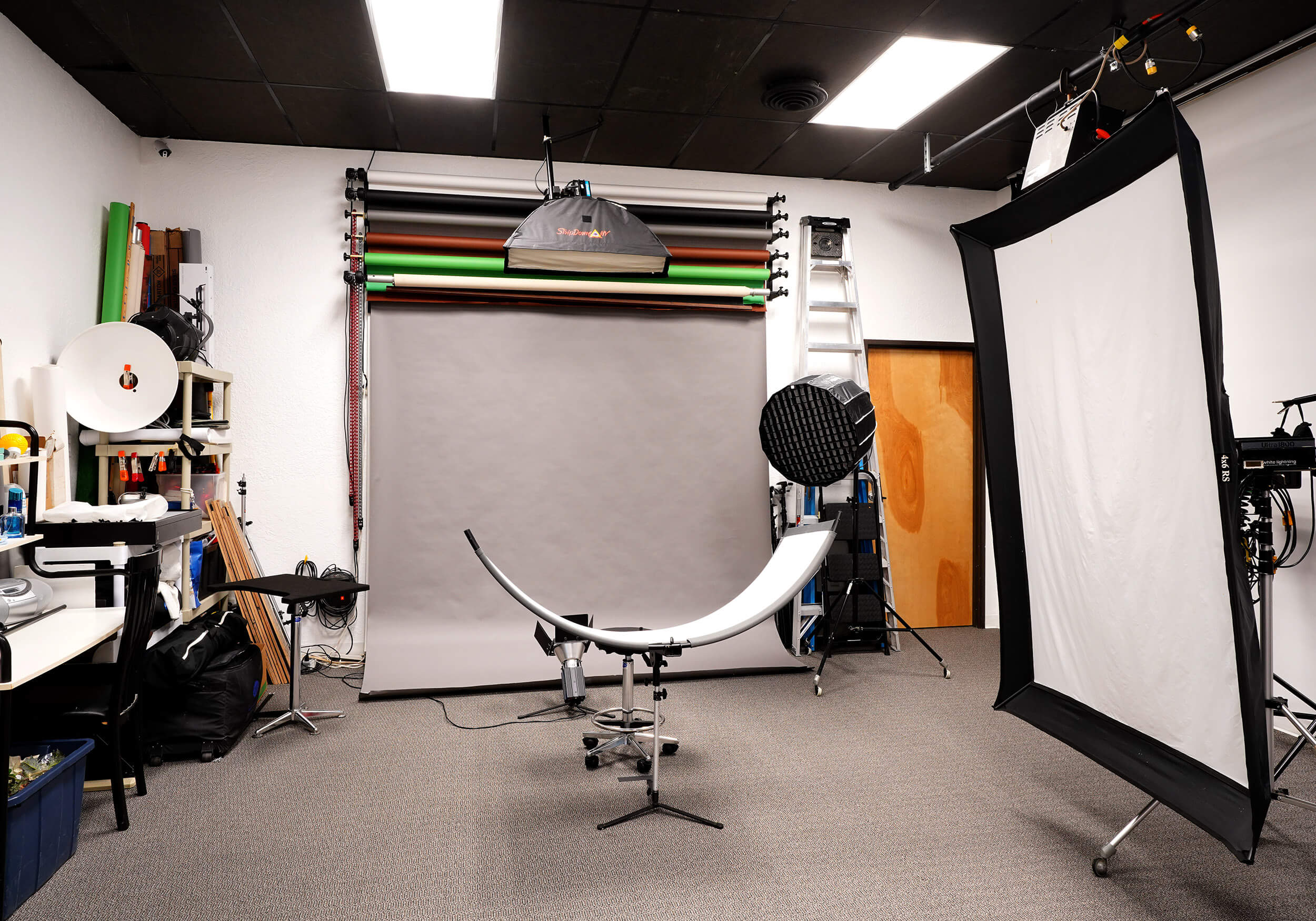 Image of the studio setup at Lewis Media Group
